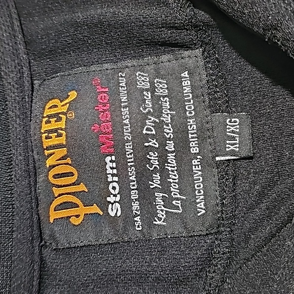 Pioneer XL black storm master reflective class 1 level 2 long sleeve shirt - Picture 6 of 7